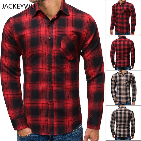 men's casual shirts classic plaid shirt men 2021 england fashion lapel long sleeve flannel single breasted hip hop streetwear, White;black
men's casual shirts classic plaid shirt men 2021 england fashion lapel long sleeve flannel single breasted hip hop streetwear, White;black