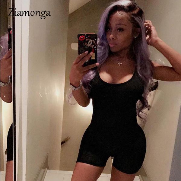 women's jumpsuits & rompers ziamonga summer sportwear knit rib bodycon playsuit sleeveless biker shorts lounge wear body fitness women, Black;white
women's jumpsuits & rompers ziamonga summer sportwear knit rib bodycon playsuit sleeveless biker shorts lounge wear body fitness women, Black;white