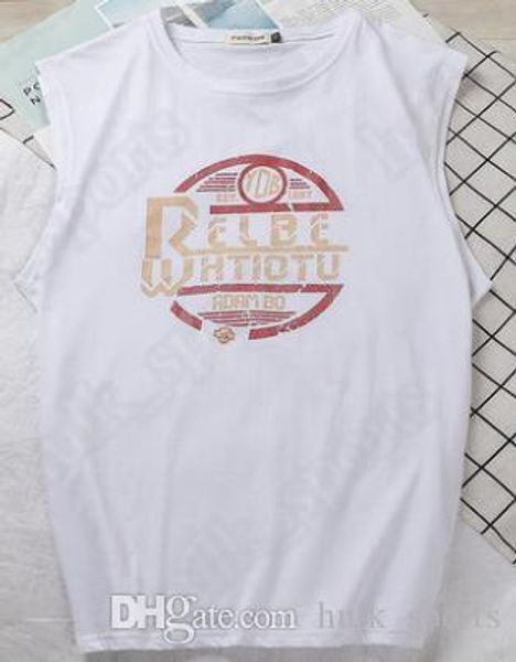 70 summer sleeveless sports and fitness vests men loose t shirt cotton running vest trend clothing bottom outsidse wear comfortable 50, Black;red
70 summer sleeveless sports and fitness vests men loose t shirt cotton running vest trend clothing bottom outsidse wear comfortable 50, Black;red