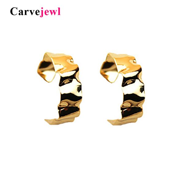 carvejewl korea fashion shinny gold plating c shaped metal hoop earrings for women girl earrings accessories party gift brincos, Golden;silver
carvejewl korea fashion shinny gold plating c shaped metal hoop earrings for women girl earrings accessories party gift brincos, Golden;silver
