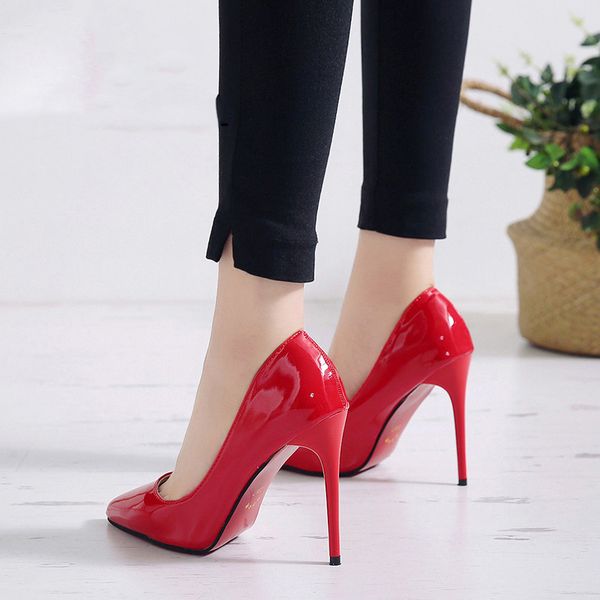 women pumps high heels shoes woman stiletto pointed toe female party shoes office lady wedding party plus size, Black
women pumps high heels shoes woman stiletto pointed toe female party shoes office lady wedding party plus size, Black