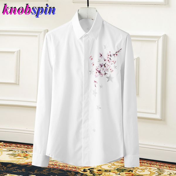 fashion beading print shirt men long sleeve slim chemise homme plus size -4xl business male cotton shirts fall camisa masculina, White;black
fashion beading print shirt men long sleeve slim chemise homme plus size -4xl business male cotton shirts fall camisa masculina, White;black