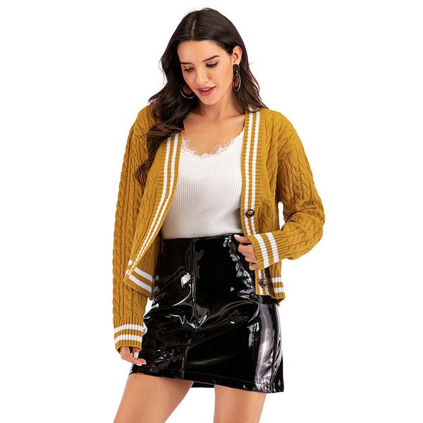 2019 elegant women cardigans casual v-neck cashmere knitted women sweaters coat slim autumn winter clothes female bm6208, White;black
2019 elegant women cardigans casual v-neck cashmere knitted women sweaters coat slim autumn winter clothes female bm6208, White;black