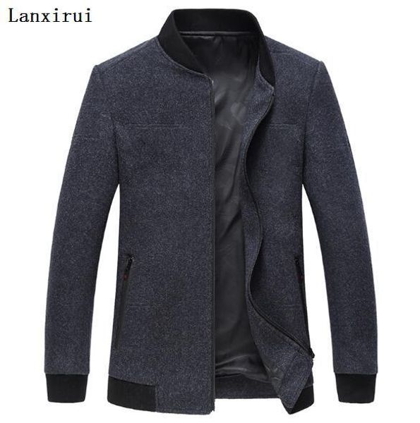 men coat winter thick warm wool coat men clothes slim fit mandarin collar jacket mens overcoat mens coats, Black
men coat winter thick warm wool coat men clothes slim fit mandarin collar jacket mens overcoat mens coats, Black