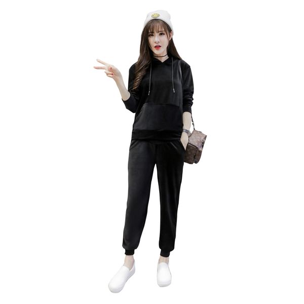 maternity sport suits winter long sleeves and long pants insirong pregnant women sweater pants two piece tide, White
maternity sport suits winter long sleeves and long pants insirong pregnant women sweater pants two piece tide, White