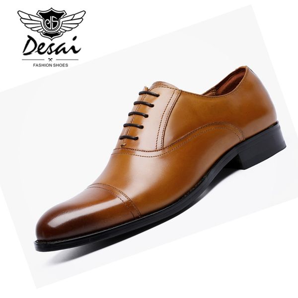 desai large size genuine leather shoes men breathable shoes british style lace-up business dress wedding formal men shoe, Black
desai large size genuine leather shoes men breathable shoes british style lace-up business dress wedding formal men shoe, Black
