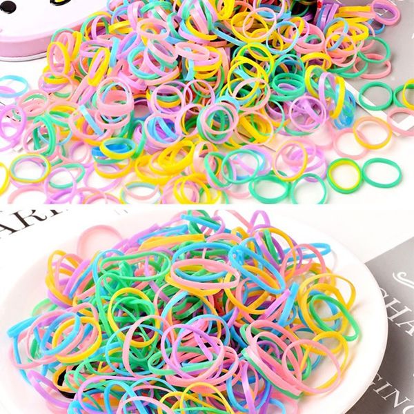 kids disposable rubber band children's girls thickening hair acessories solid color hair ring 1000pcs/box, Slivery;white
kids disposable rubber band children's girls thickening hair acessories solid color hair ring 1000pcs/box, Slivery;white