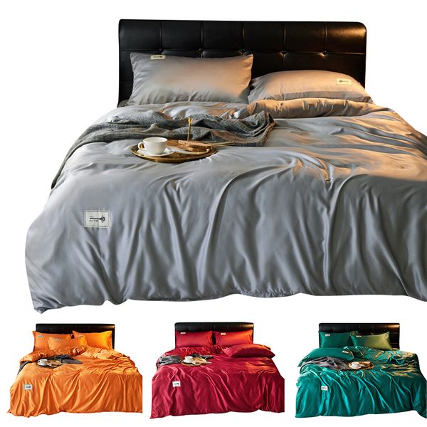 bedding sets 100% pure satin silk set,home textile king size bed set,bedclothes,duvet cover flat sheet pillowcases wholesale
bedding sets 100% pure satin silk set,home textile king size bed set,bedclothes,duvet cover flat sheet pillowcases wholesale