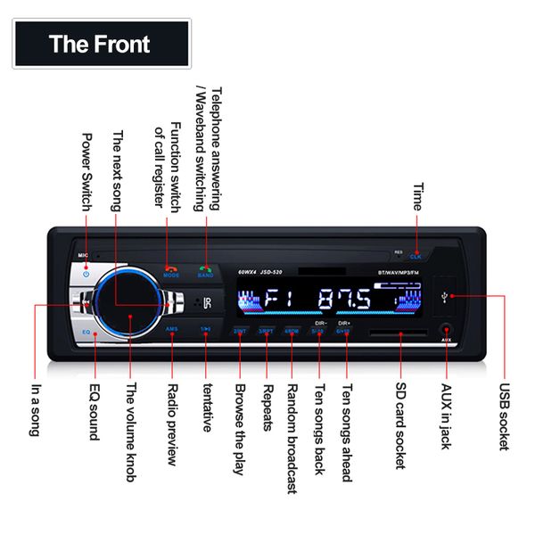 1din стерео автомобильные радиоприемники bluetooth digital audio music mp3-плеер 12v handsfree car radio multimedia auto clock fm usb / sd/a
1din стерео автомобильные радиоприемники bluetooth digital audio music mp3-плеер 12v handsfree car radio multimedia auto clock fm usb / sd/a