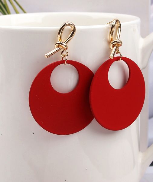 fashion gold bow color red iron wafer geometric drop earrings for women brincos vintage earring 2020 irregular jewelry girl gift, Silver
fashion gold bow color red iron wafer geometric drop earrings for women brincos vintage earring 2020 irregular jewelry girl gift, Silver