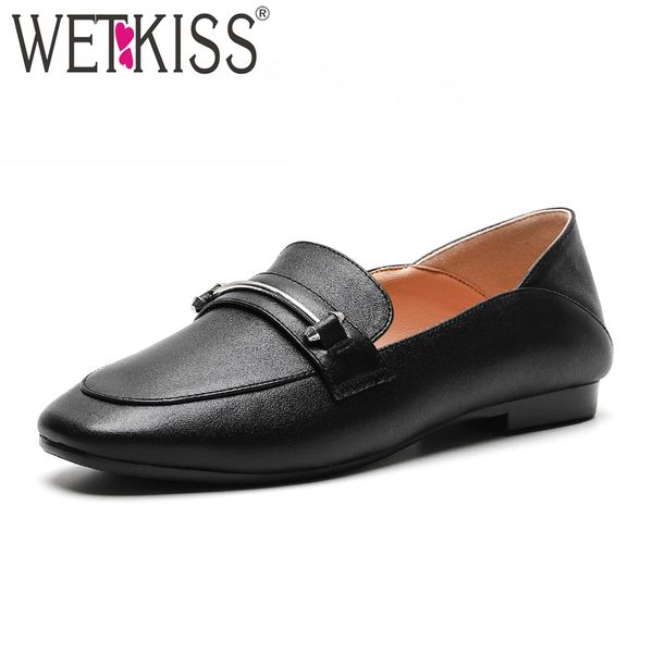 wetkiss leather flats women square toe footwear fashion casual female loafers soft sole shoes woman mules autumn 2020 plus size cj191226, Black
wetkiss leather flats women square toe footwear fashion casual female loafers soft sole shoes woman mules autumn 2020 plus size cj191226, Black