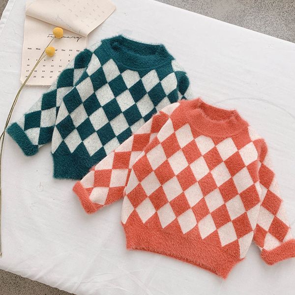 children's clothes children's garment baby autumn boy's plaid pullover sweater, White
children's clothes children's garment baby autumn boy's plaid pullover sweater, White