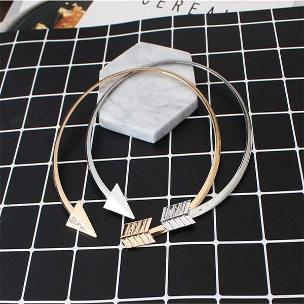 new retro exaggerated punk wind fashion arrows torques women necklaces jewelry 4nd20, Silver
new retro exaggerated punk wind fashion arrows torques women necklaces jewelry 4nd20, Silver
