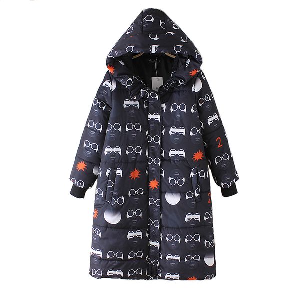 plus size winter parka women down cotton jacket thick warm print coat hooded loose large size female long cotton coats n319, Black;brown
plus size winter parka women down cotton jacket thick warm print coat hooded loose large size female long cotton coats n319, Black;brown