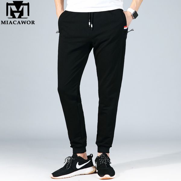 new 2019 men casual sweatpants cotton elastic joggers men spring tracksuit bottoms harem pants k118, Black
new 2019 men casual sweatpants cotton elastic joggers men spring tracksuit bottoms harem pants k118, Black