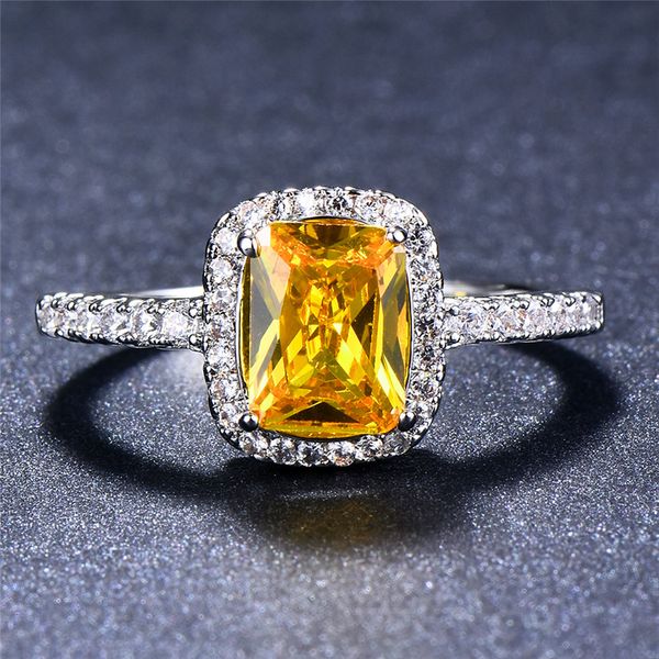 luxury female girl big crystal cz stone ring 925 silver white blue purple green wedding rings promise engagement ring, Slivery;golden
luxury female girl big crystal cz stone ring 925 silver white blue purple green wedding rings promise engagement ring, Slivery;golden