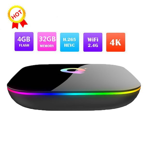 1 PCS Q Plus Android 9.0 TV Box Allwinner H6 Quad Core CPU 4GB 32GB Streaming Media Player Support 2.4G Wifi IPTV BOX
1 PCS Q Plus Android 9.0 TV Box Allwinner H6 Quad Core CPU 4GB 32GB Streaming Media Player Support 2.4G Wifi IPTV BOX