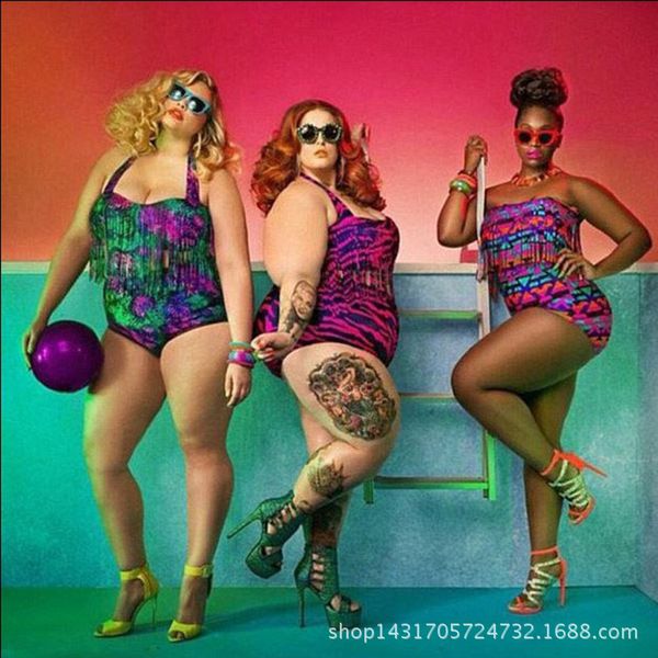 2016 popular european and american plus fat plus size swimsuit with tassels high waist multi-color printed bikini swimsuit, White;black
2016 popular european and american plus fat plus size swimsuit with tassels high waist multi-color printed bikini swimsuit, White;black