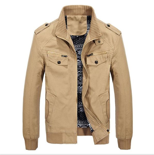 designer mens zipper fly jackets stand collar solid male pocket military jacket homme fashion plus size, Black;brown
designer mens zipper fly jackets stand collar solid male pocket military jacket homme fashion plus size, Black;brown