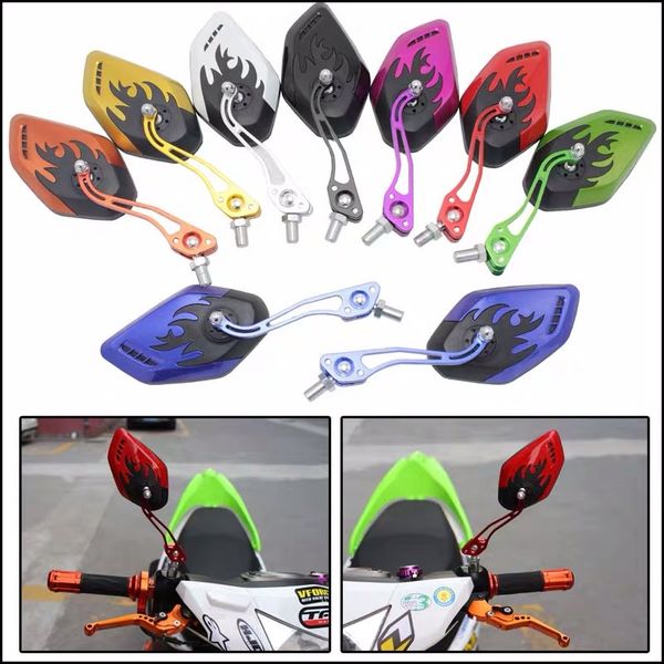 moto rearview mirror motorcycle accessories modified rearview mirror reverse rear reflector flame pattern
moto rearview mirror motorcycle accessories modified rearview mirror reverse rear reflector flame pattern