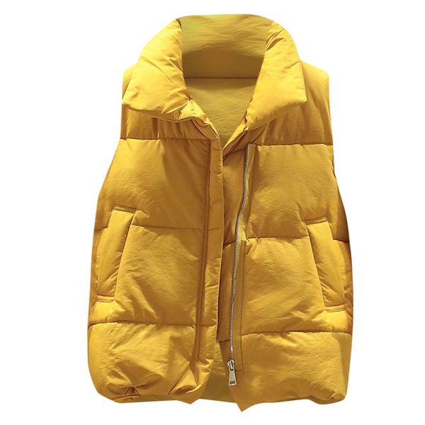 new 2019 winter korean warm thickened solid cotton stand collar coat sleeveless street casual simple women vest chic outwear, Black;white
new 2019 winter korean warm thickened solid cotton stand collar coat sleeveless street casual simple women vest chic outwear, Black;white