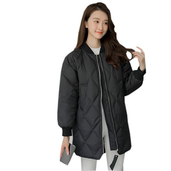 spring autumn women long light thin down jackets fashion o-neck loose down coat 90% white duck jacket outwears yp2058, Black
spring autumn women long light thin down jackets fashion o-neck loose down coat 90% white duck jacket outwears yp2058, Black