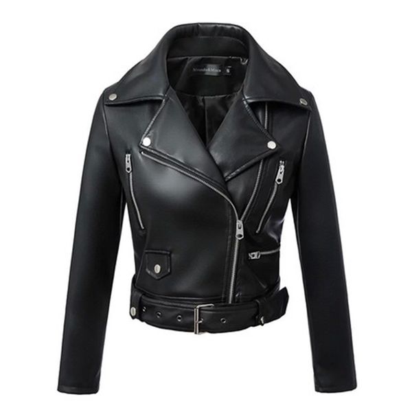 female jacket woman leather jacket blazer collar moto & biker leather coat pu coat outerwear xs s m l xxl, Black
female jacket woman leather jacket blazer collar moto & biker leather coat pu coat outerwear xs s m l xxl, Black