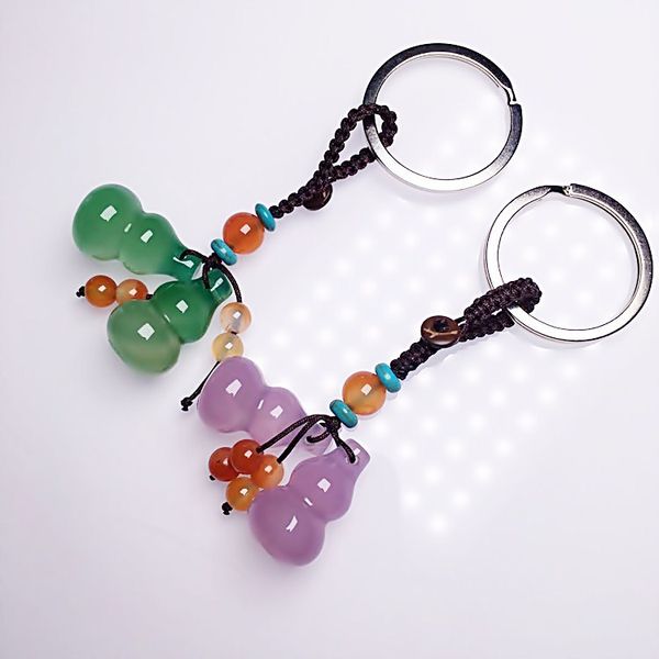 wholesale customization natural agate diy gourd key ring charm jewellery fashion accessories hand-carved man woman luck amulet, Silver
wholesale customization natural agate diy gourd key ring charm jewellery fashion accessories hand-carved man woman luck amulet, Silver