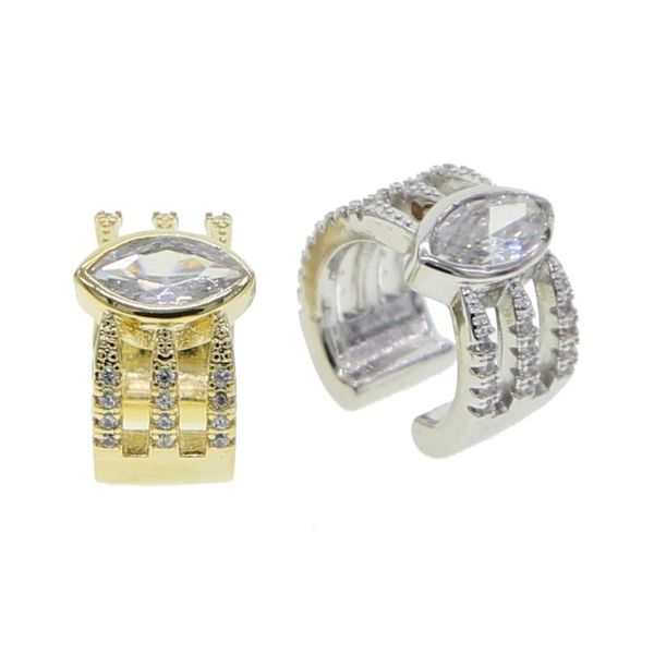 new fashion european american oval cz earr cuff clip on earrings for women geometric gold silver clip jewelry without piercing
new fashion european american oval cz earr cuff clip on earrings for women geometric gold silver clip jewelry without piercing