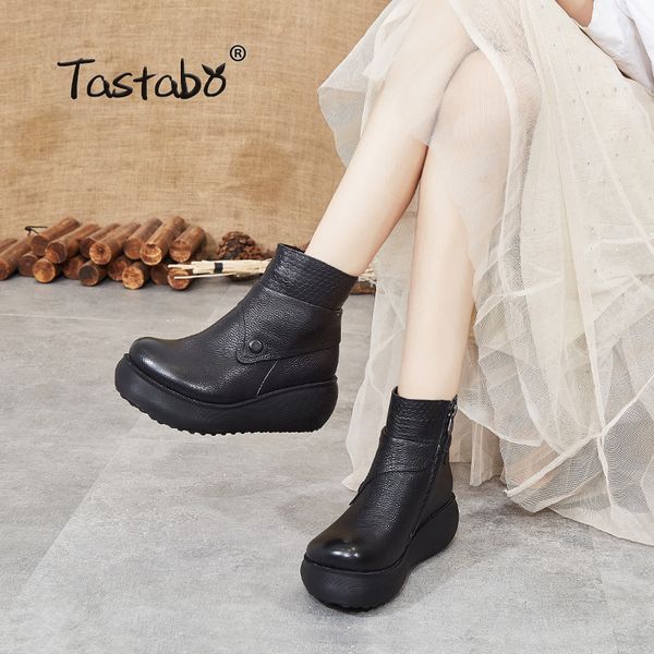 tastabo genuine leather women's nude boots leisure style abrasion-resistant comfortable women's boots s88601 zipper black yellow
tastabo genuine leather women's nude boots leisure style abrasion-resistant comfortable women's boots s88601 zipper black yellow