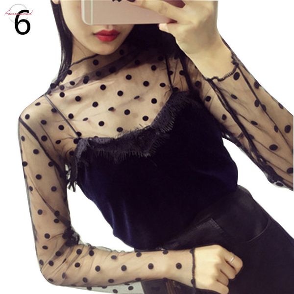 fashion spring autumn women mesh t shirt long sleeve high neck perspective ladies girls casual t shirts aic88, White
fashion spring autumn women mesh t shirt long sleeve high neck perspective ladies girls casual t shirts aic88, White