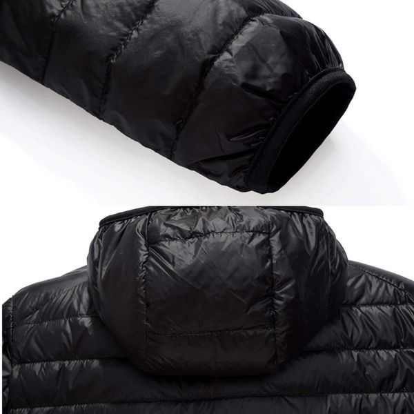 autumn winter coat men parkas ultra-light thin soft warm down jacket women slim short hooded jackets down coat men's outerwear, Black
autumn winter coat men parkas ultra-light thin soft warm down jacket women slim short hooded jackets down coat men's outerwear, Black