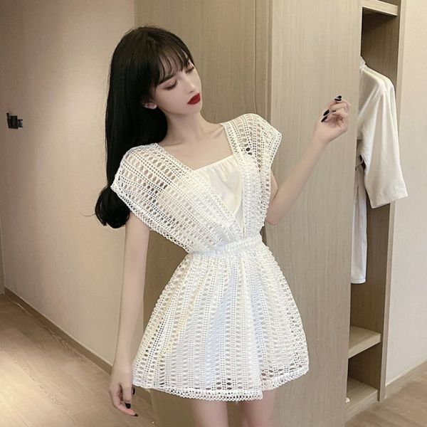 французская белого сладкого темперамент дизайн feeling backless шнуровка v-образный вырез hollow талия для похудения ног широкого цельных шо, Black;white
французская белого сладкого темперамент дизайн feeling backless шнуровка v-образный вырез hollow талия для похудения ног широкого цельных шо, Black;white