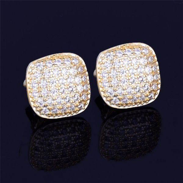 gold plated hip hop micro paved cz square curved back screw back stud earring for men women, Golden;silver
gold plated hip hop micro paved cz square curved back screw back stud earring for men women, Golden;silver