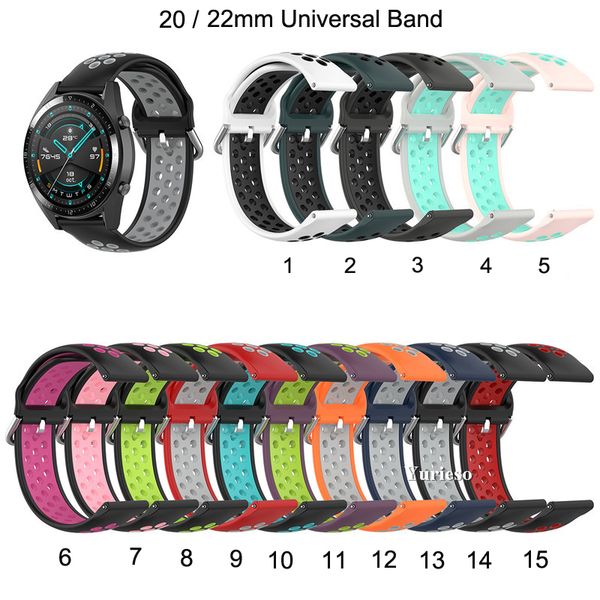 20/22mm sport band for galaxy watch 46mm silicone strap for amazfit gtr 47mm for huawei gt 2e smart watch band bracelet wholesale price
20/22mm sport band for galaxy watch 46mm silicone strap for amazfit gtr 47mm for huawei gt 2e smart watch band bracelet wholesale price