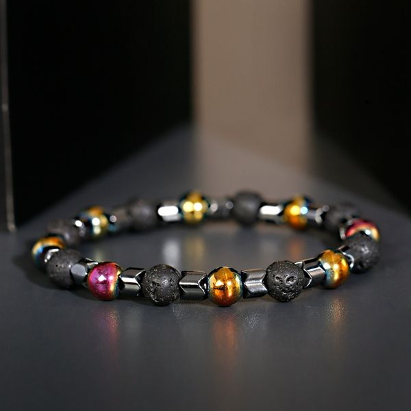 natural stone men's bracelets charm corful hematite lava elastic bracelets for women&men pulsera hombre, Black
natural stone men's bracelets charm corful hematite lava elastic bracelets for women&men pulsera hombre, Black