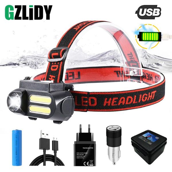 super bright led headlamp cob work light 4 lighting mode waterproof headlight powered by 18650 battery suit for night lighting
super bright led headlamp cob work light 4 lighting mode waterproof headlight powered by 18650 battery suit for night lighting