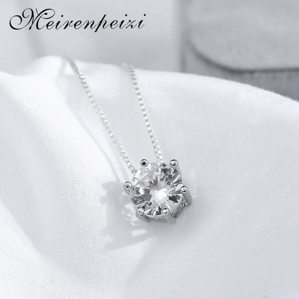 meirenpeizi women's gorgeous silver color round copper zircon pendant necklace wedding party gift jewelry high quality
meirenpeizi women's gorgeous silver color round copper zircon pendant necklace wedding party gift jewelry high quality