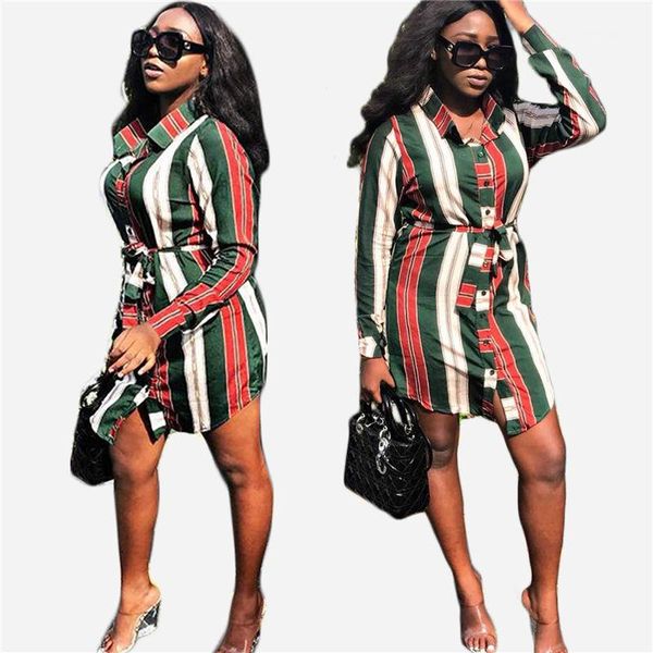 long sleeve womens lapel neck dress casual ladies pencil dress spring womens shirt dress striped print, Black;gray
long sleeve womens lapel neck dress casual ladies pencil dress spring womens shirt dress striped print, Black;gray