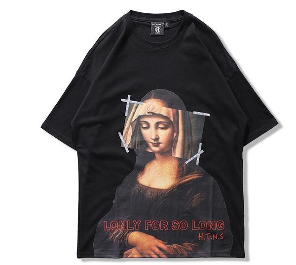 brand summer designer mona lisa printed men tshirts hip hop casual streetwear harajuku hipster short sleeve tees malet shirts sdl02, White;black
brand summer designer mona lisa printed men tshirts hip hop casual streetwear harajuku hipster short sleeve tees malet shirts sdl02, White;black