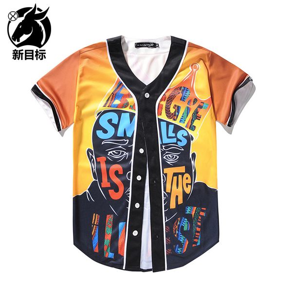 2019 summer new style europe and america origional street fashion cool cartoon digital 3d crown star baseball uniform short, Black;brown
2019 summer new style europe and america origional street fashion cool cartoon digital 3d crown star baseball uniform short, Black;brown