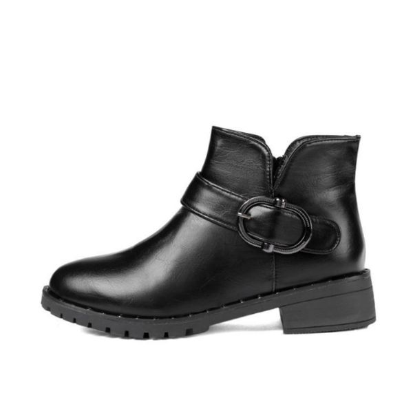 comfortable women's flat boots elegant round toe balck casual shoes buckle strap platform ankle boots for women shoes zapatos, Black
comfortable women's flat boots elegant round toe balck casual shoes buckle strap platform ankle boots for women shoes zapatos, Black