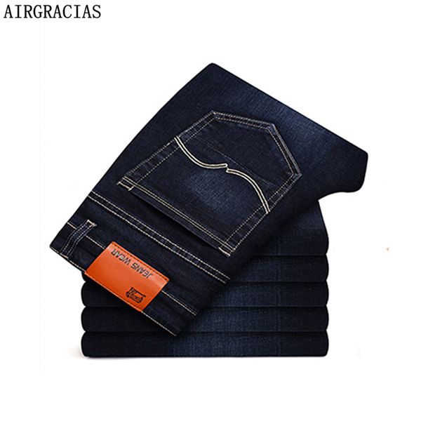 airgracias men jeans elastic straight long trousers pants cotton denim jeans men 2019 spring new fashion jean, Blue
airgracias men jeans elastic straight long trousers pants cotton denim jeans men 2019 spring new fashion jean, Blue