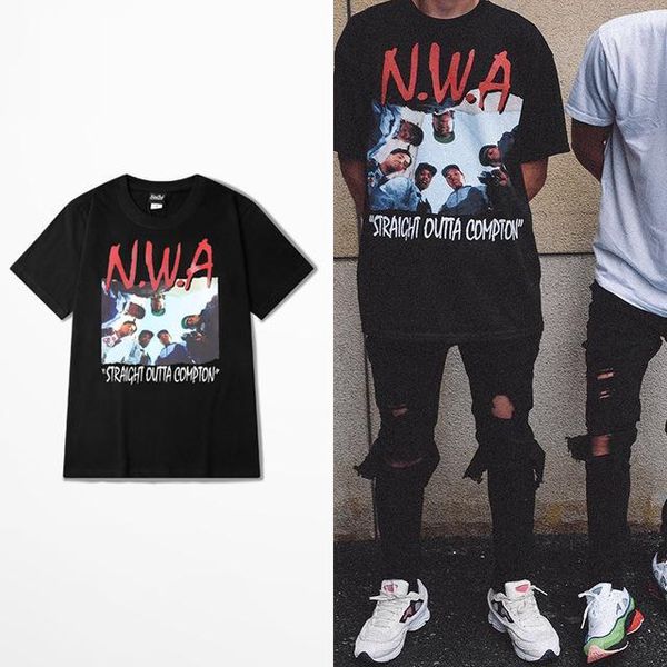 2019 straight outta compton t shirt nwa print t-shirts short sleeve rap hiphop tee thdx0143xx, White;black
2019 straight outta compton t shirt nwa print t-shirts short sleeve rap hiphop tee thdx0143xx, White;black