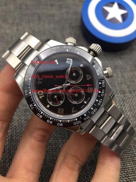 Luxury High Quality Watch 40mm 116523 Sapphire 18K Yellow Gold No Chronograph Mechanical Automatic Mens Watches 3 Color
Luxury High Quality Watch 40mm 116523 Sapphire 18K Yellow Gold No Chronograph Mechanical Automatic Mens Watches 3 Color