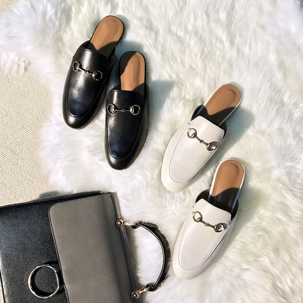 Luxury leather loafers Muller slipper shoes with buckle Fashion womens Princetown slippers Ladies Casual Mules Flats New Free shipping
Luxury leather loafers Muller slipper shoes with buckle Fashion womens Princetown slippers Ladies Casual Mules Flats New Free shipping