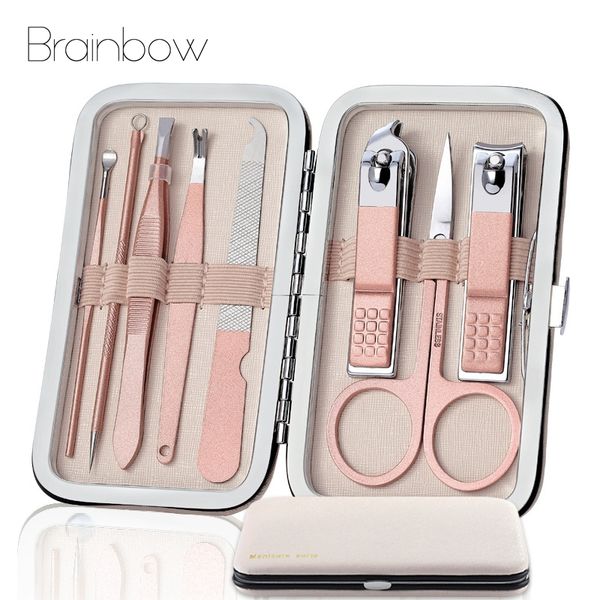 brainbow 8pcs/set makeup tools nail clippers set stainless steel pedicure scissors tweezer ear-pick manicure set kit nail art
brainbow 8pcs/set makeup tools nail clippers set stainless steel pedicure scissors tweezer ear-pick manicure set kit nail art