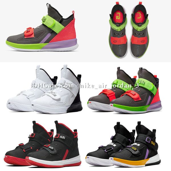 lebron soldier 13 grade school thunder grey with box kids boys girls mens women basketball shoes wholesale size us4-us12, Black
lebron soldier 13 grade school thunder grey with box kids boys girls mens women basketball shoes wholesale size us4-us12, Black