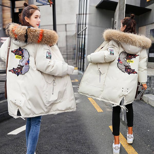 2019 new casual autumn winter jacket coat long thick warm women parka female plus size hoodies fur collar coat 3xl ukraine, Black
2019 new casual autumn winter jacket coat long thick warm women parka female plus size hoodies fur collar coat 3xl ukraine, Black