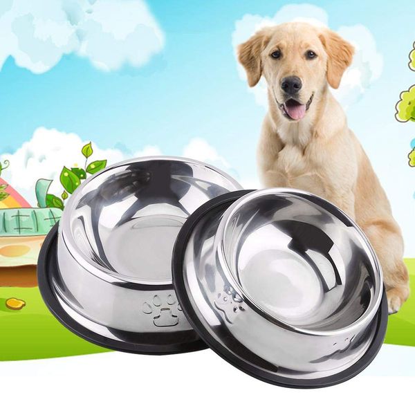 pet food bowl, stainless steel anti slip easy to clean dog cat food holder water feeder feeding dish have 6 sizes
pet food bowl, stainless steel anti slip easy to clean dog cat food holder water feeder feeding dish have 6 sizes